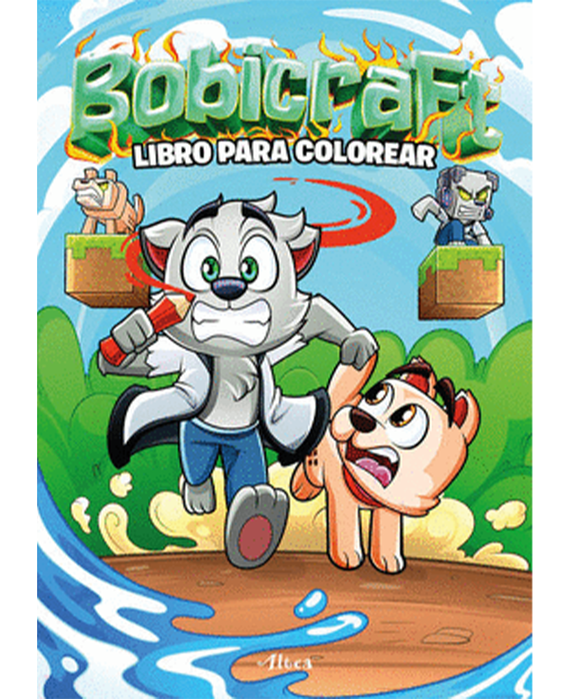 Libro para colorear Bobicraft